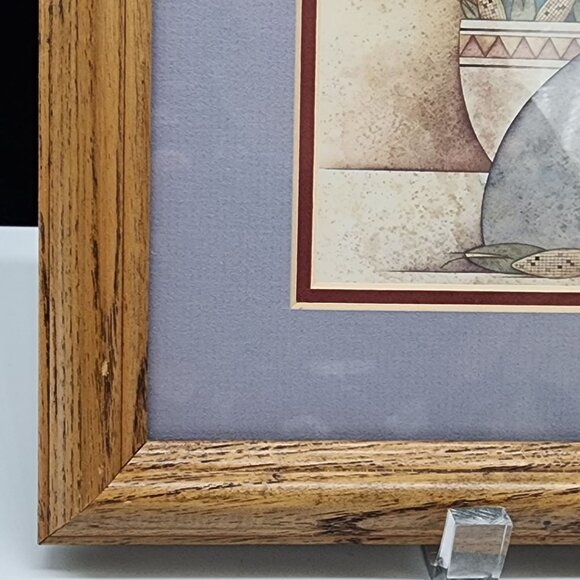 Framed Wall Decor G.E. Mullan Framed Art Print Of Southwest Woman With Pottery O - Picture 8 of 9